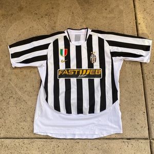 Nike FC Juventus Mens L Home 2003/2004 Football Shirt Soccer Jersey Italy Italia